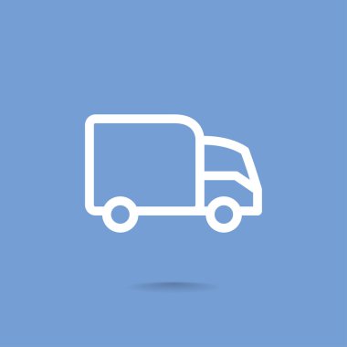 eve teslim, web simgesi.