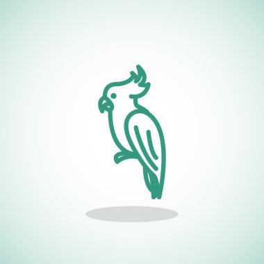 Papağan kuş simgesi