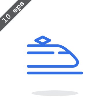 yolcu treni simgesi.