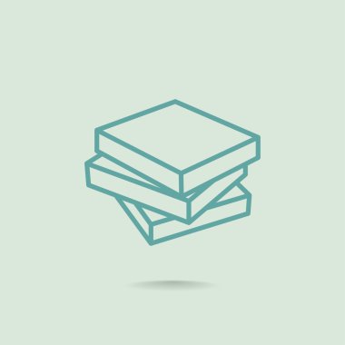 Kitaplar eğitim simgesi