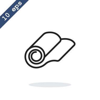 rulo duvar kağıdı simgesinin