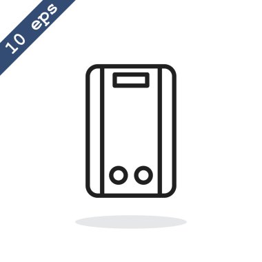 gaz su ısıtıcı simgesi