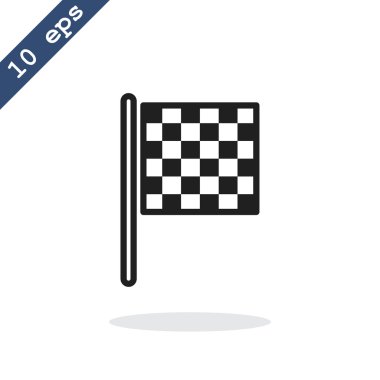 Damalı bayrak simgesi