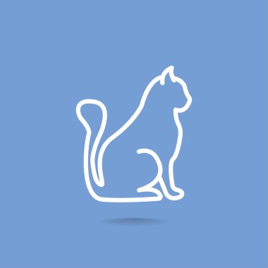 kedi evde beslenen hayvan simgesi