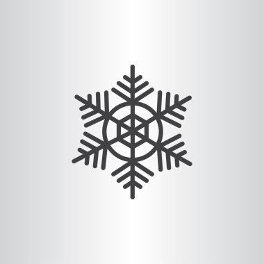 kış kar tanesi simgesi