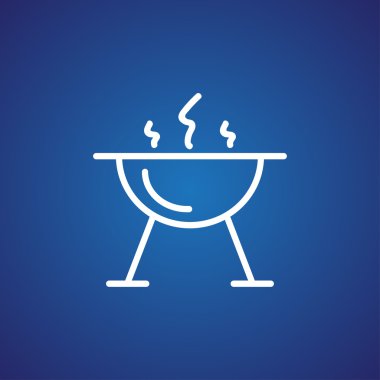 mangal barbekü simgesi
