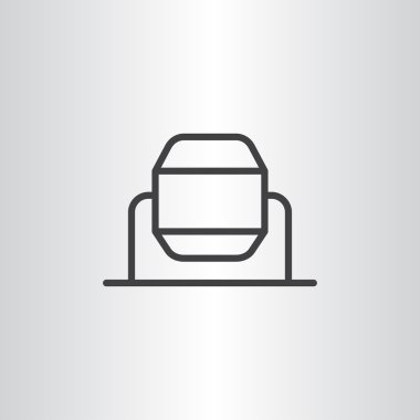 Beton karıştırıcı simgesini