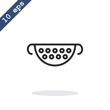 mutfak kevgir simgesi