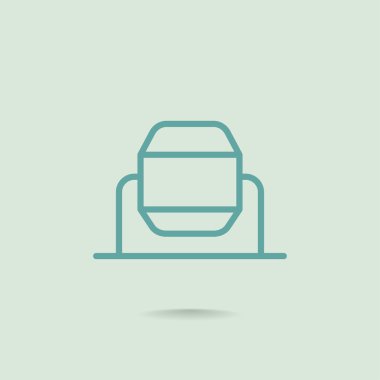 Beton karıştırıcı simgesini