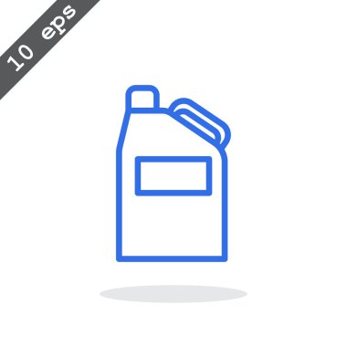 Bidon petrol simgesiyle