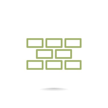 İnşaat tuğla simgesi