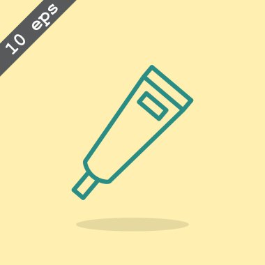 Jel, köpük veya sıvı sabun şişe simgesi