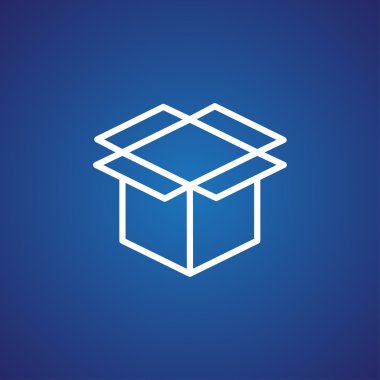 paket karton kutu simgesi