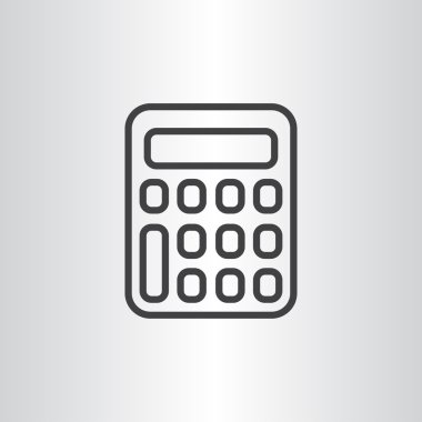 Finans hesap makinesi simge