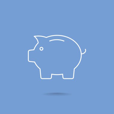 Domuz kumbarası simgesi.