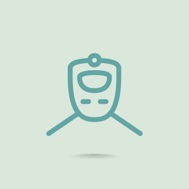 yolcu treni simgesi.