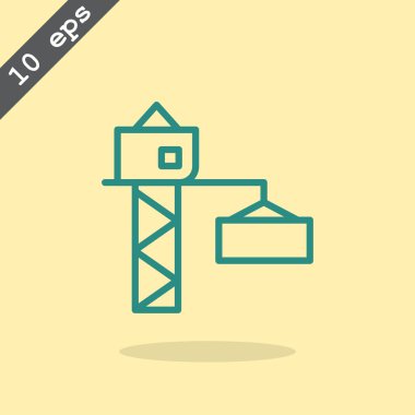 inşaat vinç simgesi