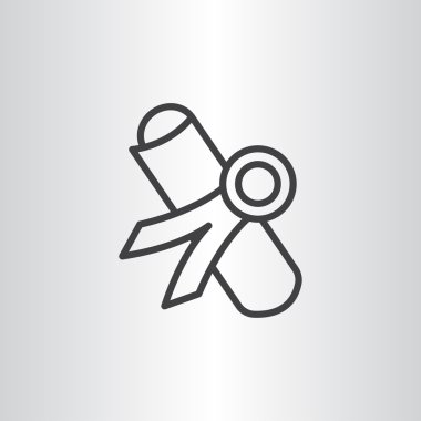 Diploma veya sertifika simge