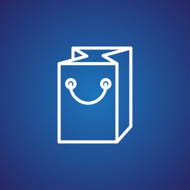 kağıt ambalaj ya da çanta simgesi