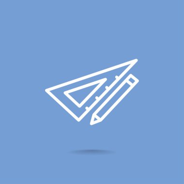 Cetvel simgesi olan kalem