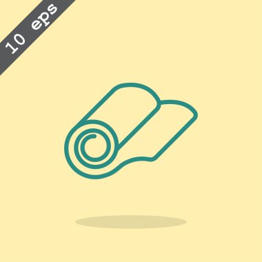 rulo duvar kağıdı simgesinin