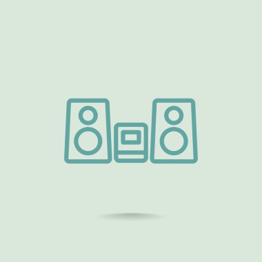 ev ses sistemi simgesi