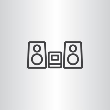 ev ses sistemi simgesi