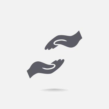 Yardım eller simgesini