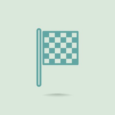 Damalı bayrak simgesi