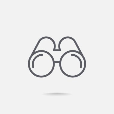Gözleri dürbün simgesi