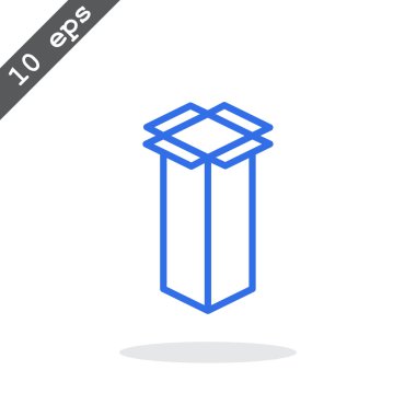 paket karton kutu simgesi