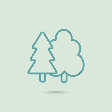  Orman ağaçları simgesi