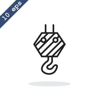 Yapı vinci kancası simgesi