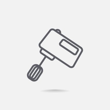 Mutfak karıştırıcı simgesi