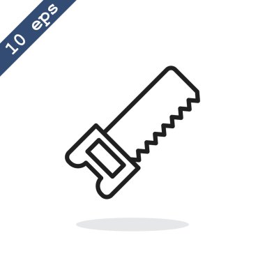 demir testeresi aracı simgesini