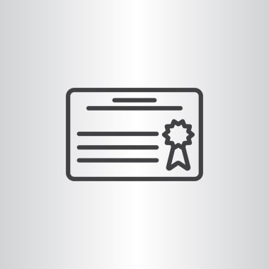 Diploma veya sertifika simge