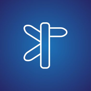 yön işareti simgesi