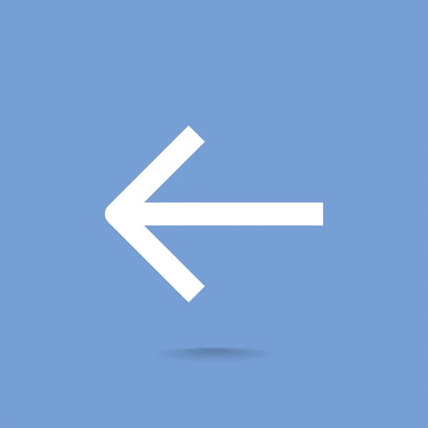 Icon arrow leftward — Stock Vector