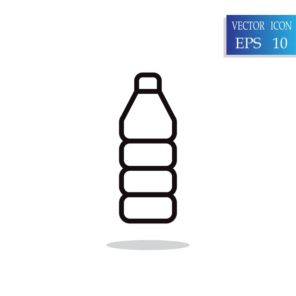 Ikon botol plastik - Stok Vektor