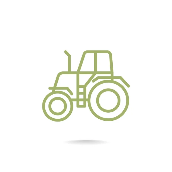 Symbol für landwirtschaftliche Traktoren — Stockvektor