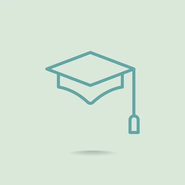 学生毕业帽子图标 — 图库矢量图片