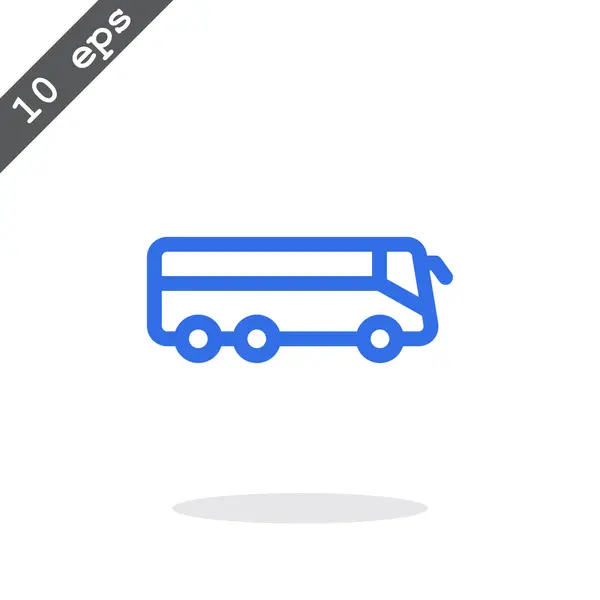 Pasażerowie autobusu ikona — Wektor stockowy