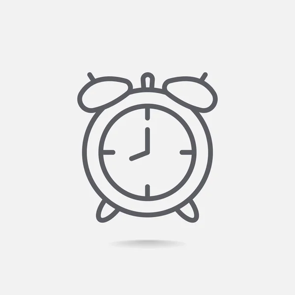 Icono del reloj despertador — Vector de stock