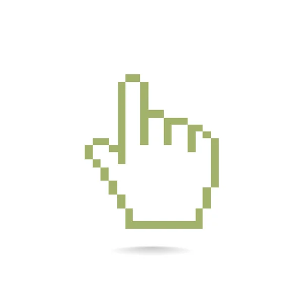 Hand-Cursor-Symbol — Stockvektor