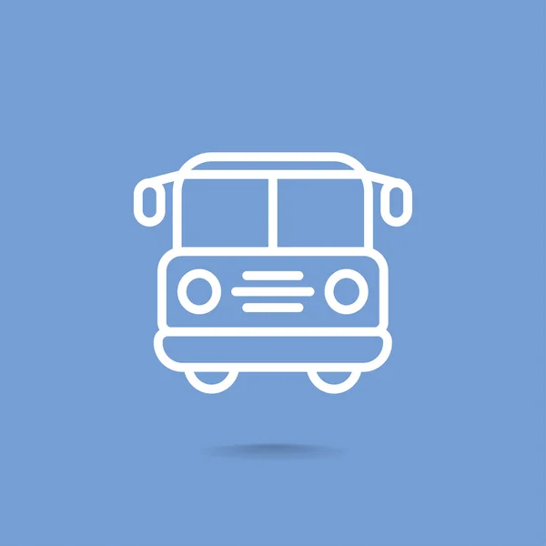 School bus icon — Stock Vector