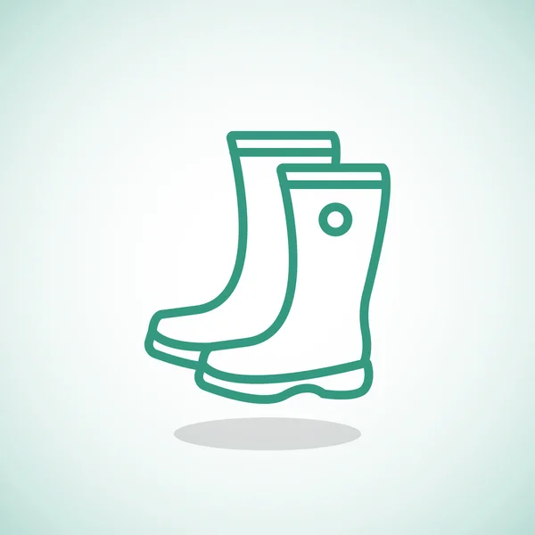 Two boots icon — Stock Vector