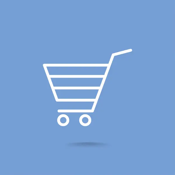 Shopping cart icon — Stock Vector