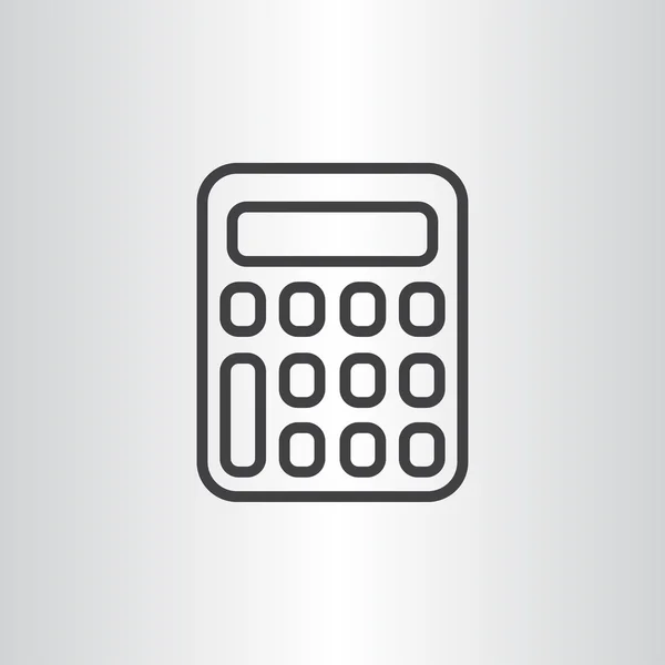 Значок финансового калькулятора — стоковый вектор