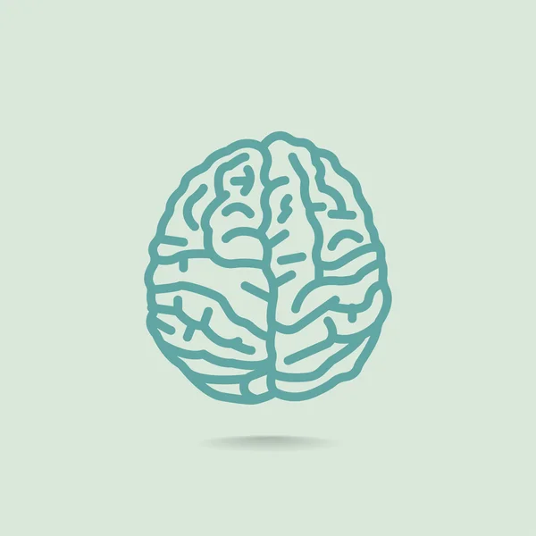 Ikona ludzkiego mózgu — Wektor stockowy