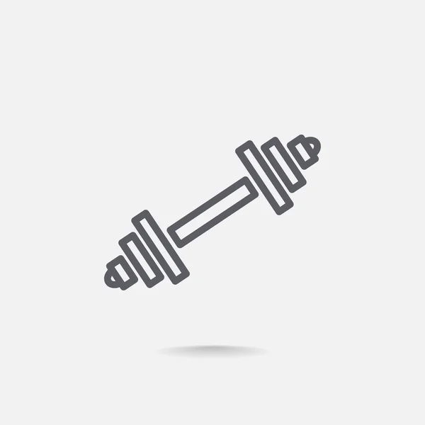 Ikona činka fitness — Stockový vektor